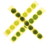 Warmhm Mini Gruppi di Arbusti Decorativi 3 Pezzi Vegetazione Erbosa Statica per Plastici Ferroviari e Micro Paesaggi Ornamenti per Tavoli di Sabbia e Modelli di Paesaggio