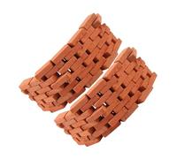 Warmhm Mini Mattoncini Rossi in Argilla 1:16 per Case delle Bambole, Kit Fai da Te per Modellismo e Decorazioni Giardino, 250 Pezzi per Diorami e Paesaggi in Miniatura