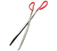 Warmhm Morsetto per granchi, pinza multiuso per frutti di mare, ferro e ABS, impugnatura ergonomica antiscivolo, cattura di anguille e gamberi, uso in mare, 1 pz