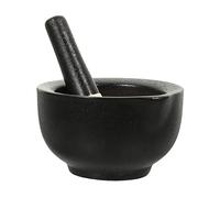Warmhm Mortaio e Pestello per Macinatura Utensile Ergonomico per Spezie Pesto e Chutney Facile da e Antiscivolo per Cucina