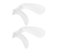 Warmhm Naselli Antiscivolo per Occhiali in Silicone Morbido 2 Pezzi Supporto Ponte Nasale Avvitabile per Occhiali da Sole e Montature, Inserto Comfort per Uso Quotidiano