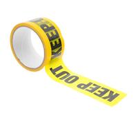 Warmhm Nastro Sicurezza Keep Out Adesivo Resistente per Pavimenti e Giallo con Nera Antiscivolo per e Segnalazioni Pericolo