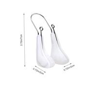 Warmhm Nose up Clip Per Sollevamento e Modellamento Del Ponte Nasale Correttore Per Naso Storto Da Sicuro e Confortevole Clip Nasale Per Alzare Punta e Raddrizzare Bianco
