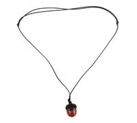 Warmhm Organizer da Viaggio per Medicinali Portatile Forma di Ghianda Rosso Scatola Compatta per Pillole con Scomparti Multipli Protezione Anti-umidità e Capacità Moderata per Uso