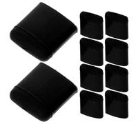 Warmhm Paraurti in Plastica Nero Semplice da Pulire 40 Pezzi Protezione Antigraffio Accessori Sostitutivi per Friggitrice per Cestello e Vassoio Friggitrice ad Aria