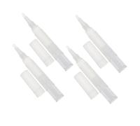 Warmhm Penna Per Olio Per Cuticole Vuota Da 4ml, Set Da 4 Penne Riutilizzabili Punta in Silicone, Ricaricabile Per Manicure Professionale e Uso Domestico, Trucco Art Facile Da Trasportare