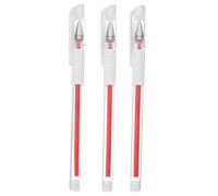 Warmhm Pennarelli Per Sopracciglia e Microblading, Set Da 3 Penne Impermeabili Rosse Per Marcature Cutanee e Posizionamento Ago