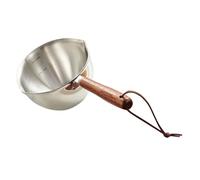 Warmhm Pentola Piccola in Acciaio Inossidabile Beccuccio 200Ml Multifunzionale per Riscaldare Olio e Latte Design Ergonomico per Uso Manuale Indispensabile per Chef