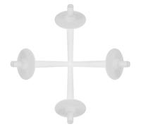 Warmhm Perni Porta Rocchetta in Plastica Bianco Set 4 Pezzi per Macchina da Cucire Domestica Utilizzo in Cucito Casalingo