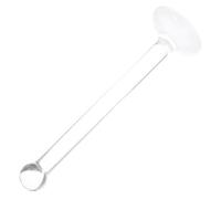 Warmhm Pestello per Macinazione Pigmenti Minerali con Fondo Piatto Pestello Manuale Antiscivolo per Laboratorio Farmacia e Uso Domestico Strumento Compatto per Miscelare e Macinare