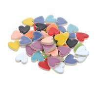 Warmhm Piastrelle Ceramica Forma Cuore Kit Mosaic Piccole per Decorazioni Casa Progetti Diy e Regali Creativi per e Natale