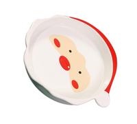 Warmhm Piatto Natalizio Forma Vassoio per Servire Insalate Dolci e Antipasti Resistente e Decorativo per Feste e Pranzi Famiglia