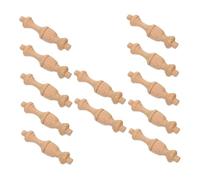 Warmhm Pilastri Romani in Legno Massello 7,5x1,8 Cm Per Decorazioni Interne, Pinnacoli Fai Da Te Per Montanti Mobili, Set Da 12 Pezzi Per Balconi e Scale in Stile Europeo