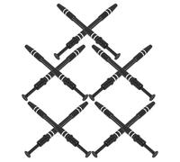 Warmhm Pinza per Componenti Elettronici a 4 Artigli Set da 10 Pezzi Strumento di Presa Telescopico Antistatico per Viti Circuiti Integrati e Piccole Parti Ergonomica a Forma di Penna