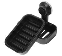 Warmhm Porta Detergente a Suzione per Bagno e Cucina Porta Spugna Auto-Drenante, Montaggio senza Fori su Superfici Lisce, Supporto per Detergente da Doccia e Lavandino