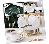 Warmhm Portabicchieri Acciaio Inossidabile Posti Scolabicchieri Decorativo Stabile e Smontabile Organizer Tazze da Parete per Cucina Supporto Appenditazza e