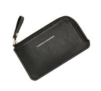 Warmhm Portafoglio Uomo in Pelle Pu Nero Portamonete e Scomparti per Ricevute, Compatto e Versatile per Uso Quotidiano e Attività All'aperto