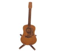 Warmhm Portaplettro Chitarra in Scatola Con Custodia Forma Di Chitarra Contenitore Per Plettri Piccolo Oggetto Organizzatore Per Plettri Clip Per Accordatura