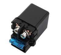Warmhm Relè Avviamento Motore Affidabile e Durevole per Solenoide Starter con Installazione Rapida Contattore Verricello per Riparazioni Nero