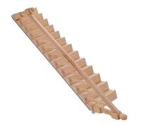 Warmhm Scala Miniatura Non Verniciata con Corrimano per Casa delle Accessori per Decorazioni Miniatura Adatta per e Camere Design con Texture Naturale per Diy