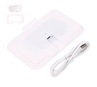 Warmhm Scaldino per Salviette Umide USB Portatile per Bebè, Temperatura Costante, Leggero, per Casa e Auto, in Pp Bianco