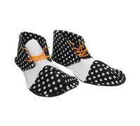 Warmhm Scarpe Clown Halloween Nere Bianche Scarpe Cosplay Costume Accessori Leggere e Flessibili per e