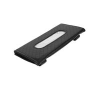 Warmhm Scatola Di Fazzoletti Per Auto Portafazzoletti Accessibile e Resistente Design Moderno e Salvaspazio Installazione Semplice Sull Aletta Parasole