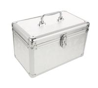 Warmhm Scatola Di Immagazzinaggio Scatola Di Alluminio Maniglia Di Metallo Valigia Per Utensili Organizer Per Utensili Valigia Per Utensili In Metallo Maniglia Valigia Per Il Trasporto