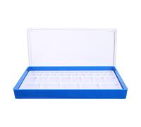 Warmhm Scatola Porta Orologi Uomo Vassoio Organizer per Orologi in Plastica Coperchio Trasparente per Conservazione