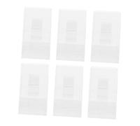 Warmhm Scatole Espositive Per Orologi Trasparenti Quadrate 6 Pezzi Supporto Antigraffio Porta Orologio Leggero e Compatto Per Viaggi