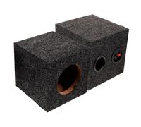 Warmhm Scatole Subwoofer Auto in Legno Portate per Upgrade Audio Involucro per Cassa Vuota per Rifacimento Impianto Sonoro Auto