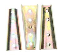 Warmhm Set 8 Pezzi Bulloni di Ricambio in Metallo per Divano Fibbia ad Incastro e Connettore per Divano Componibile Supporto Scorrevole Bullone Obliquo Accessori per Fissaggio Bracciolo