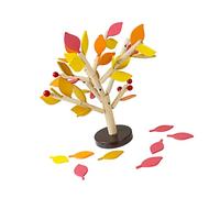 Warmhm Set di Blocchi di Legno Assemblati Foglie Giocattoli Educativi per in Materiale Ecologico Puzzle di Intelligenza in Legno per Sviluppo Manuale e Cognitivo Colore Colore Casuale