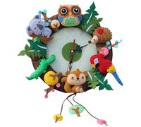 Warmhm Set Materiali Fai da Te per Orologi Accessori in Stoffa Non Tessuta Kit Creativo Fai da Te per Decorazione Festa e Arredamento Manualità Genitori-Figli