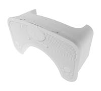 Warmhm Sgabello per Wc Portatile Poggiapiedi per Bagno in Plastica Ispessita Antiscivolo con Spazio Contenitore, Supporto Stabile per Movimenti Intestinali, per Anziani, e Piccoli Spazi