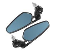 Warmhm Specchietto Retrovisore in Lega di Alluminio Antiruggine Specchio Laterale Manubrio Design Multifunzionale Angolo Adatto Vari Modelli di Scooter e Installazione Facile