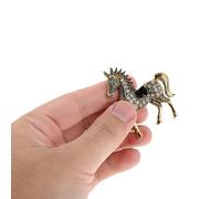 Warmhm Spilla Forma di Cavallo Strass Distintivo Tema Animale dello Zodiaco per Donne Ragazze Uomini Accessorio Vintage per Costumi Festa e Collezione di Spille Antiche