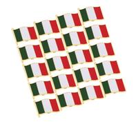 Warmhm Spilla Italiana in Metallo Distintivo Patriottico Per e Donna Spilla Da Bavero Versatile Per Cappelli e Speciali 20 Pezzi