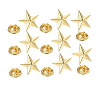 Warmhm Spille a Forma di Stella 8 Pezzi Decorazioni per Abbigliamento e Borse Accessori Moda Unisex per Halloween Natale e Feste Spille a Cinque Punte per Maglioni e Cappelli