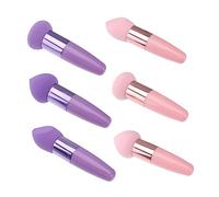 Warmhm Spugne per Trucco Manico Facile da Impugnare Set da 2 Portatili in Lattice Perfette per Sfumare e Nascondere Imperfezioni per Correttore e Crema