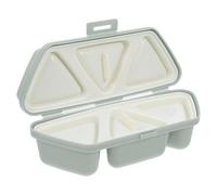 Warmhm Stampo per Onigiri Portatile in Plastica Design a 6 Scomparti per Facile Separazione dei Sapori, Stile Giapponese Divertente e Pieghevole per Pranzo e Bento