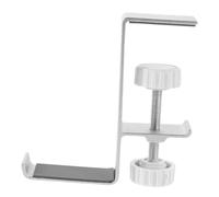 Warmhm Supporto per Cuffie Regolabile con Morsetto Gancio Sottoscrivania Foratura Fissaggio Stabile per Scrivania Organizer per Accessori Gaming e Pc Montaggio Rapido e Design