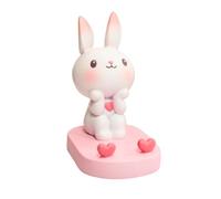 Warmhm Supporto Smartphone Coniglio Rosa per Scrivania Porta Cellulare Multiuso Leggero e Decorativo Stand Cellulare Verticale e Orizzontale per Viaggi e Casa