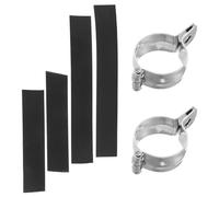 Warmhm Supporto Staffa Laterale per Indicatori di Direzione Moto in Ferro Regolabile 34-41 Mm Kit Montaggio 2 Pezzi per Luci Segnalazione Motociclette e Veicoli Elettrici