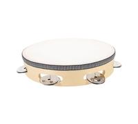 Warmhm Tamburello per Telaio in Legno Strumento Percussione Mano Leggera per Didattica Orff Feste e Lezioni Musicali