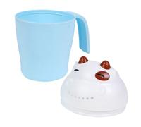 Warmhm Tazza per Risciacquo Bagnetto Ragazzo Ragazza Manico Vaschetta Risciacquo e Paletta Acqua Materiali Resistenti e Design Accattivante