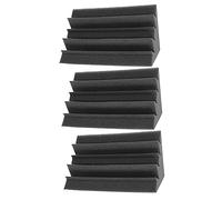 Warmhm Trappola Per Bassi Angolare 3 Pezzi Schiume Fonoassorbenti 12x12x24 Cm Materiale Isolante Acustico Per Pareti Ktv Studio Teatro