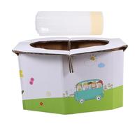 Warmhm Vasino Portatile Pieghevole per Sacchetti Usa e Getta Sedile da Viaggio Stabile e Leggero per Addestramento Facile da Trasportare e Pulire