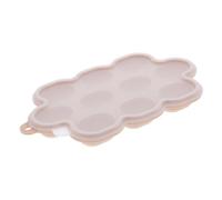 Warmhm Vassoio per Cubetti di Ghiaccio in Silicone con Coperchio Contenitore Multiuso per Alimenti per Ragazza Vassoio per Congelatore Facile da Sformare
