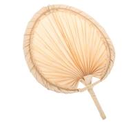 Warmhm Ventaglio Mano in Foglia di Palma Stile Cinese Vintage Leggero e Resistente Ventaglio Portatile Rinfrescante per Stagione Calda Decorazione Murale e Regalo Elegante per Adulti